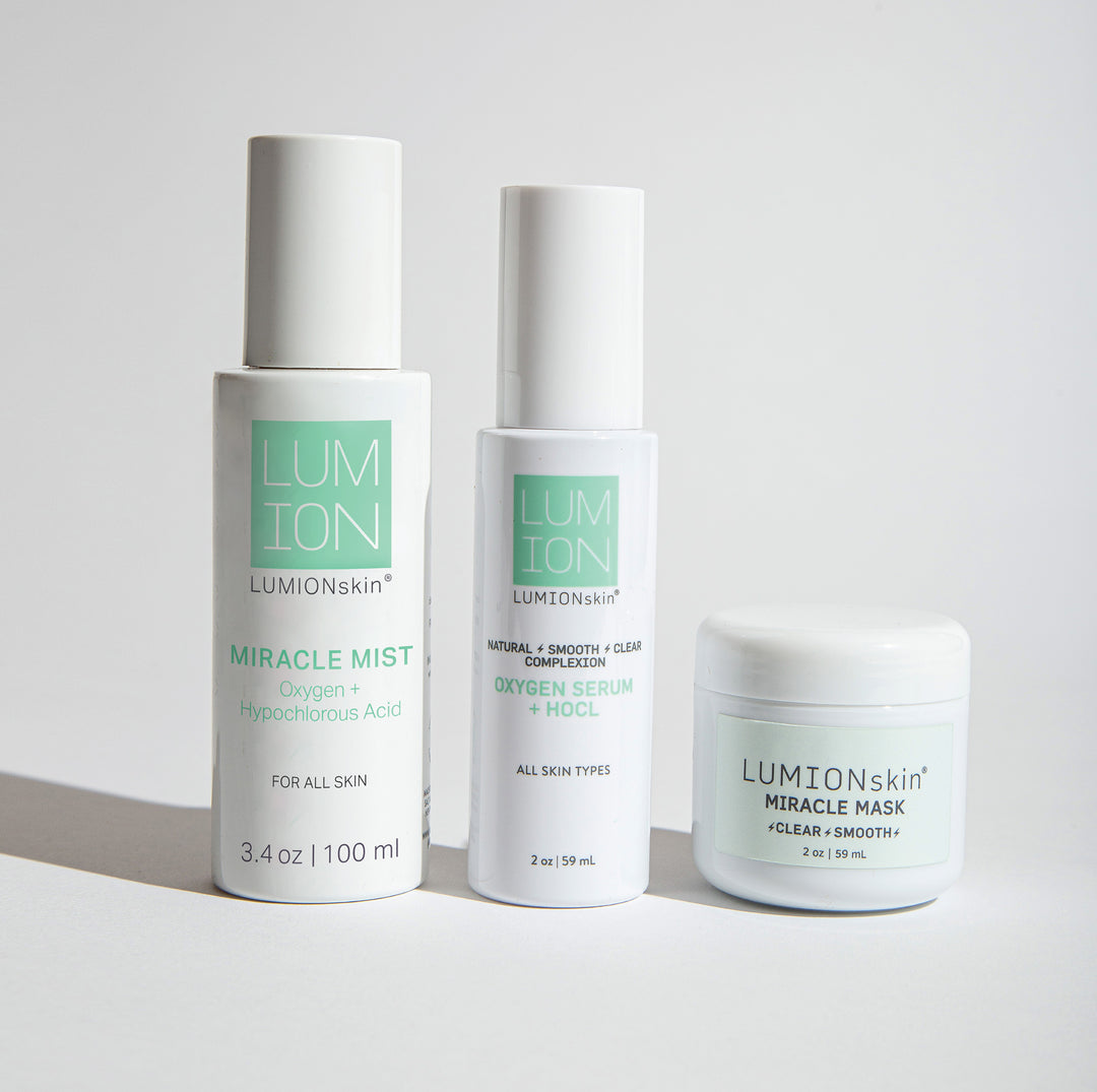 LUMION Complete Reset Bundle - Miracle Mist, Skin Serum, and Miracle Mask