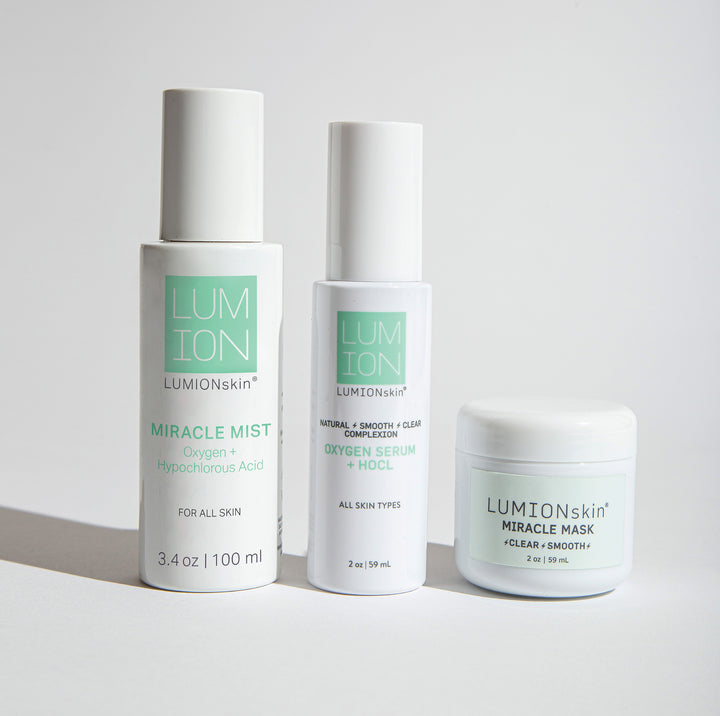 LUMION Complete Reset Bundle - Miracle Mist, Skin Serum, and Miracle Mask